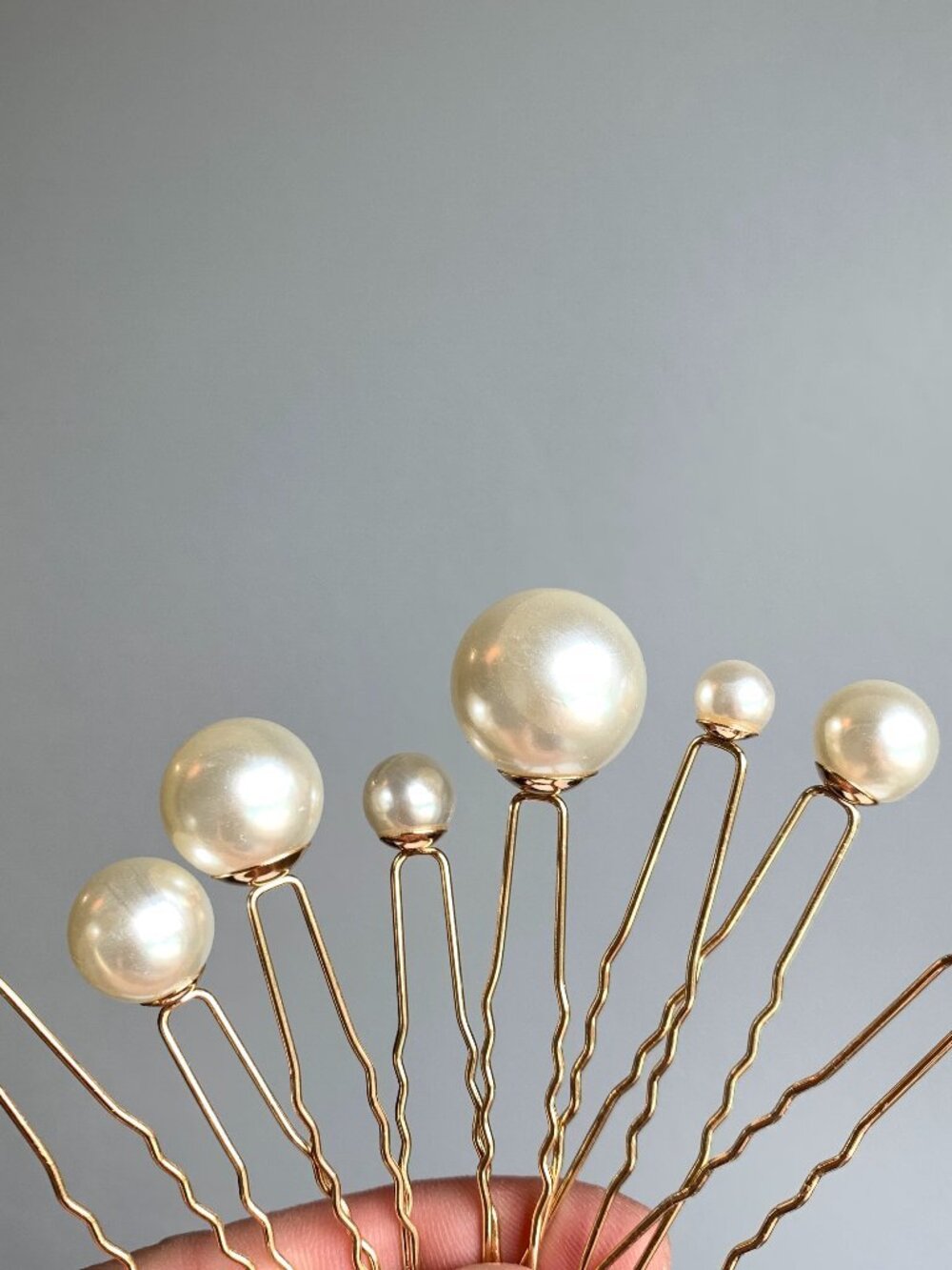 New Anthropologie Pearl Hair Pins Set of 8